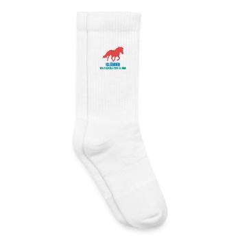 Pferde Pony Statement Islandpferde Pferdefan - Kinder Tennissocken - Weiß - Rechts