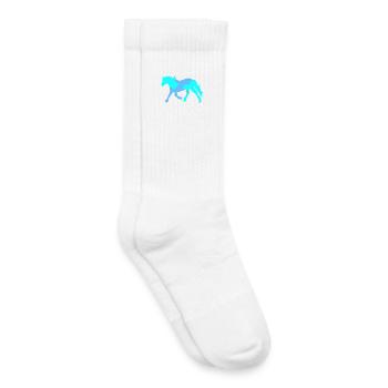 Cool Cheval Cheval Idiot Chevaux Islandais Amour Cheval - Chaussettes de tennis bio enfant - blanc - Droite