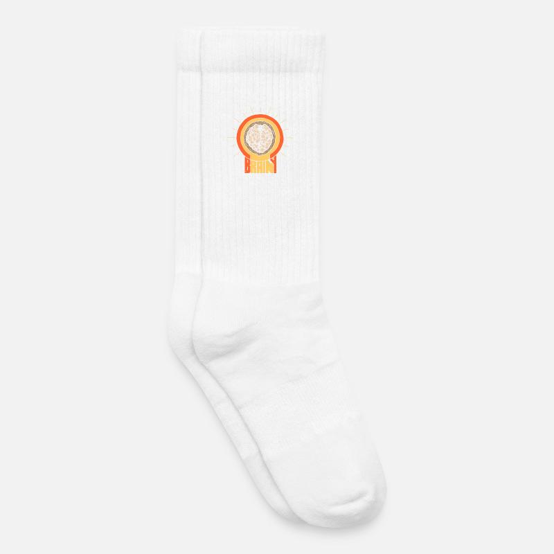 Gescheite Walnuss - Kinder Tennissocken - Weiß