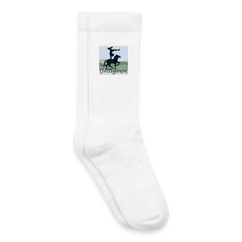 VOLTIGIEREN VOLTIGIERSPORT - PFERDE REITERIN - Kinder Tennissocken - Weiß - Rechts