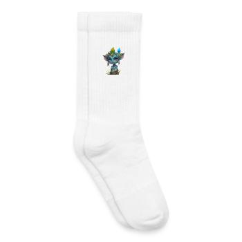 Avatar The Way of Water, cute character, navi - Kids Tennis Socks - white - Right