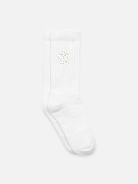Moon Starry Sky - Kids Tennis Socks - white