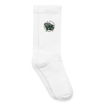 Willys MB Offroader 4x4 Star ROOFTOP Us Army - Kinder Tennissocken - Weiß - Rechts