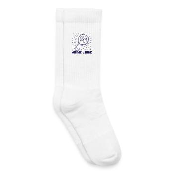 Padelspiel Racket Padel Sportart Spieler Statement - Kinder Tennissocken - Weiß - Rechts