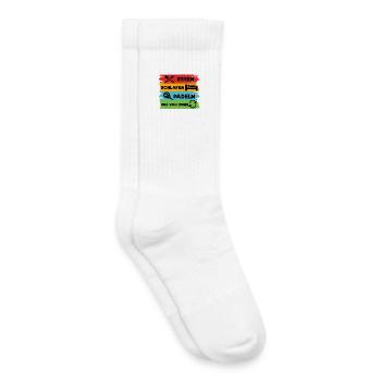 Rückschlag Spieler Padel Statement Schläger Sport - Kinder Tennissocken - Weiß - Rechts
