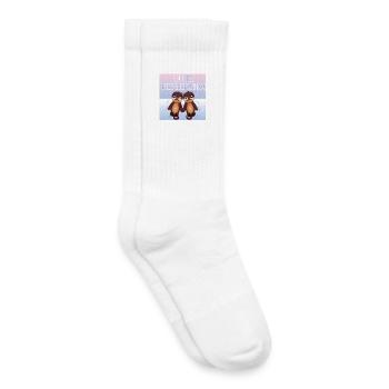 Gute Besserung - SEEOTTER - PAARE - Kinder Tennissocken - Weiß - Rechts