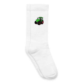 Traktor - Kinder Tennissocken - Weiß - Rechts