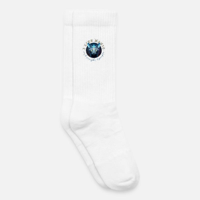 I Like Magic And Maybe 3 People - Kinder Tennissocken - Weiß