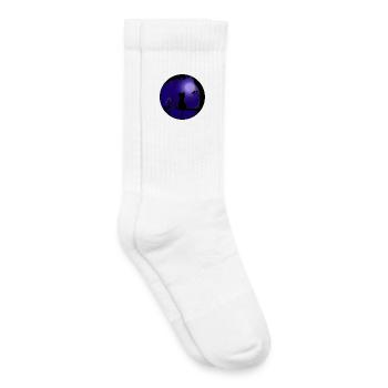 Cat Moon - Kids Tennis Socks - white - Right