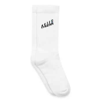 Wandern Evolution Wanderer Wanderung Klettern - Kinder Tennissocken - Weiß - Rechts