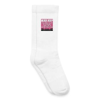JOBWECHSEL ARBEITSSTELLE LANGWEILIG LEBEN SPRÜCHE - Kinder Tennissocken - Weiß - Rechts