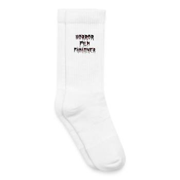 Kinoabend Movies Statement Kino Nacht Filme - Kinder Tennissocken - Weiß - Rechts