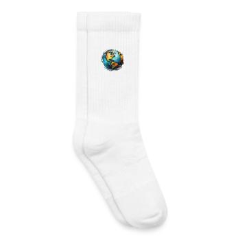 Globus in Bewegung - Kinder Tennissocken - Weiß - Rechts