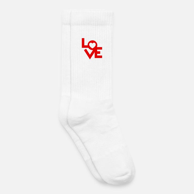 Entfesseln Sie Ihre Romantik - Kinder Tennissocken - Weiß