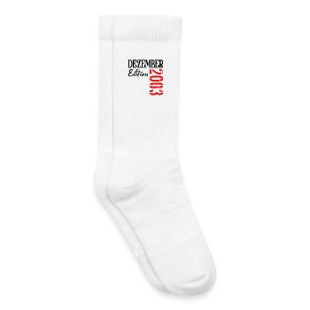 23. Geburtstag - Dreiundzwanzig Edition 2003 - Kinder Tennissocken - Weiß - Rechts