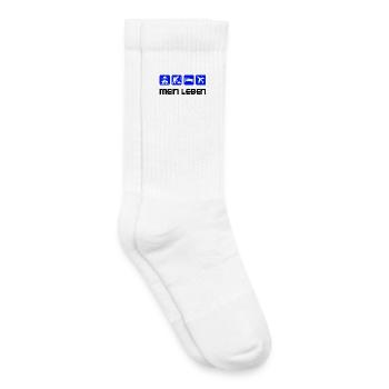 Job Statement Arbeiter Angestellter Arbeit - Kinder Tennissocken - Weiß - Rechts
