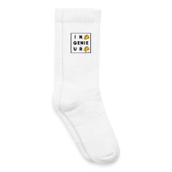 Ingenieur Spruch Vorgesetzter Arbeiter Beruf - Kinder Tennissocken - Weiß - Rechts