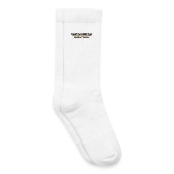 Ist Mir Wurscht Statement Egal Haltung - Kinder Tennissocken - Weiß - Rechts