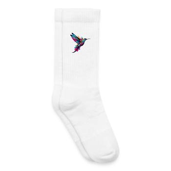 Colibri - Chaussettes de tennis bio enfant - blanc - Droite