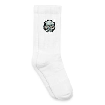 Ich hasse Menschen, aber Steine finde ich gut. - Kinder Tennissocken - Weiß - Rechts