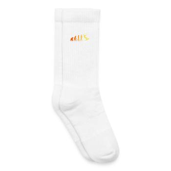 Wakeboard Evolution Wassersport Kitesurfer Surfing - Kinder Tennissocken - Weiß - Rechts
