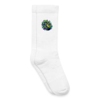 Pfau - Kinder Tennissocken - Weiß - Rechts