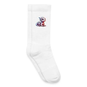 Baby-Drache - Kinder Tennissocken - Weiß - Rechts