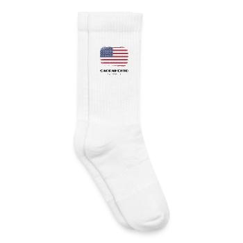 Sacramento, California, USA - Kids Tennis Socks - white - Right