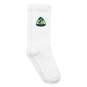 Illustration de Ruines Antiques à Rome - Chaussettes de tennis bio enfant - blanc - Droite