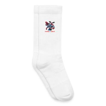 Guardians of Norway Elk - Kids Tennis Socks - white - Right