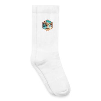 Estudantes beach near Lagos, Algarve - Kids Tennis Socks - white - Right