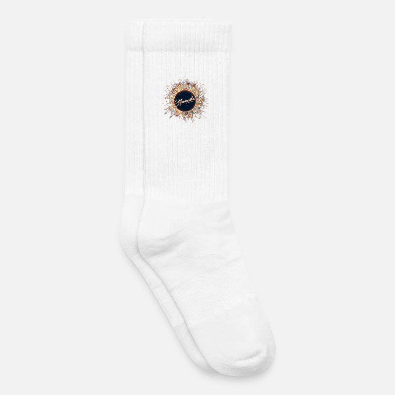 Maranatha Lichtkugel mit Strahlenkranz - Kinder Tennissocken - Weiß