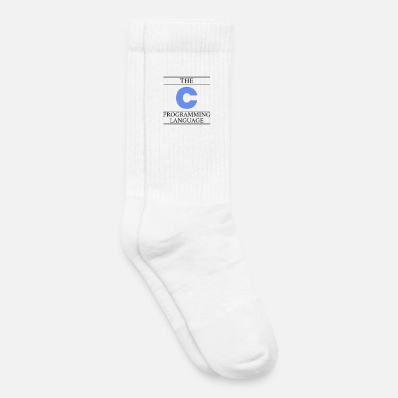 The C Programming Language - Kinder Tennissocken - Weiß