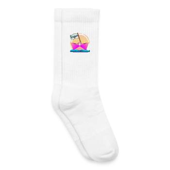 BOOTSFAHRER Ostseeinsel RÜGEN - Kinder Tennissocken - Weiß - Rechts