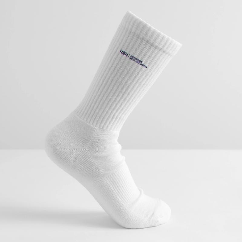 Déclaration de débogage du code développeur Entwickler Dev Chaussettes de tennis bio enfant