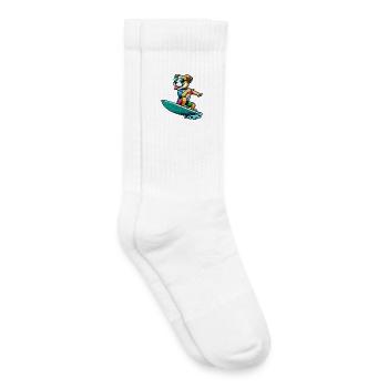 Wave Riding Buddy - Kinder Tennissocken - Weiß - Rechts