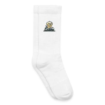 Adventure Pup: The Nautical Explorer - Kids Tennis Socks - white - Right