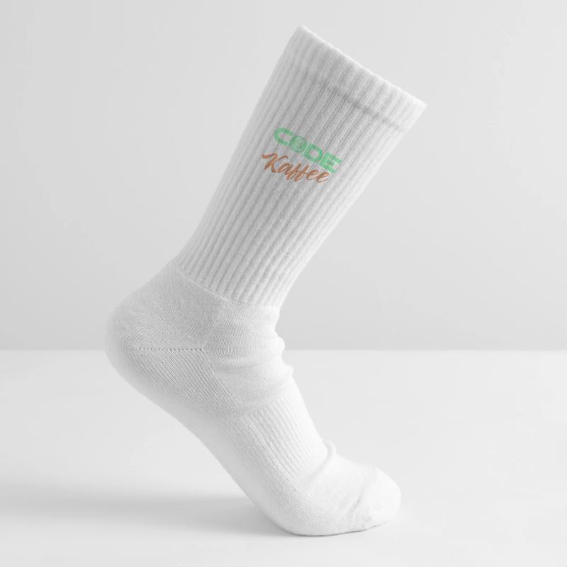 Code Développeur de déclaration Programmeur Ordinateur Chaussettes de tennis bio enfant