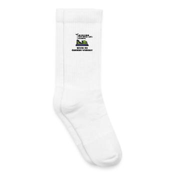 Elektrische Energie Tanken E-auto Statement - Kinder Tennissocken - Weiß - Rechts