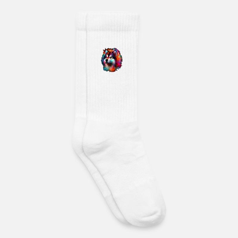 Malamute Faros - Kinder Tennissocken - Weiß