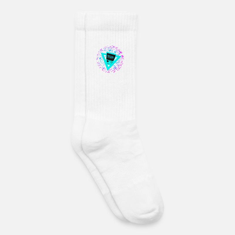 Back to the 90s - Kinder Tennissocken - Weiß