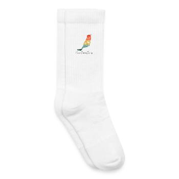 Fuerteventura outline map Canary Islands retro vintage - Kids Tennis Socks - white - Right