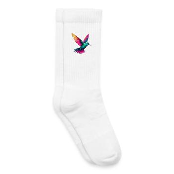 Colibri - Chaussettes de tennis bio enfant - blanc - Droite
