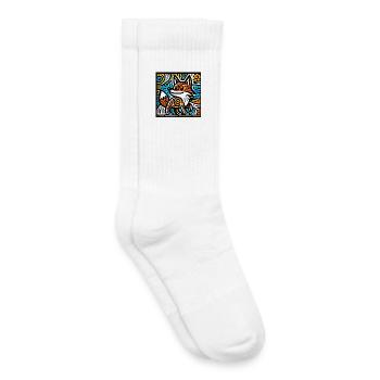 Renard - Chaussettes de tennis bio enfant - blanc - Droite