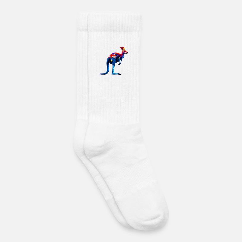 Känguru - Kinder Tennissocken - Weiß