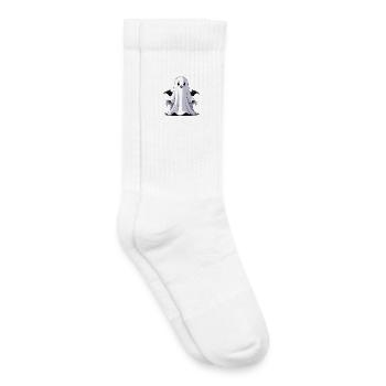 Halloween Ghost - Kids Tennis Socks - white - Right