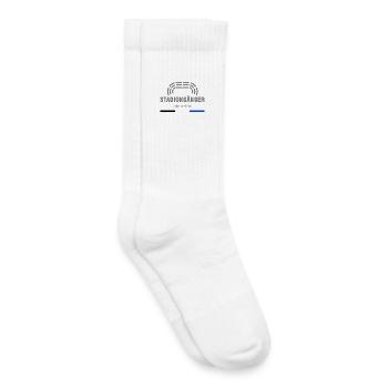 Stadiongänger Bielefeld I Unisex Geschenk - Kinder Tennissocken - Weiß - Rechts