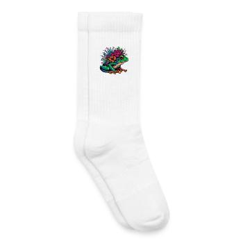 Frosch - Kinder Tennissocken - Weiß - Rechts