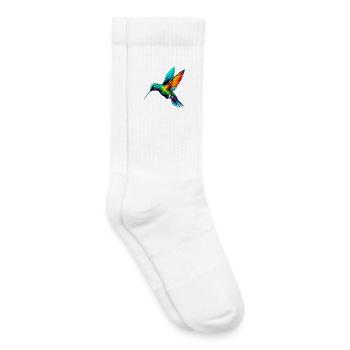 Colibri - Chaussettes de tennis bio enfant - blanc - Droite