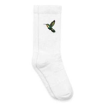 Colibri - Chaussettes de tennis bio enfant - blanc - Droite